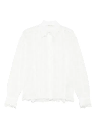 ERMANNO SCERVINO CORDED-LACE SHIRT