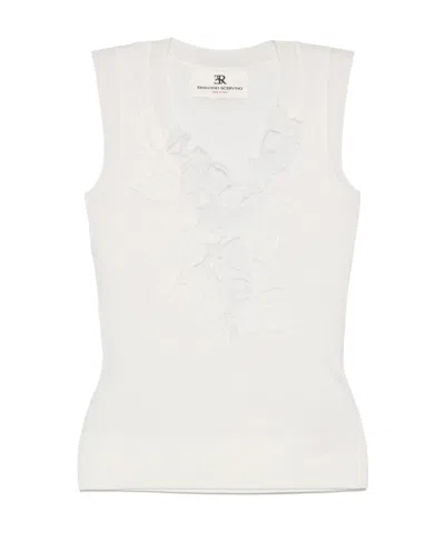 ERMANNO SCERVINO CORDED-LACE TOP
