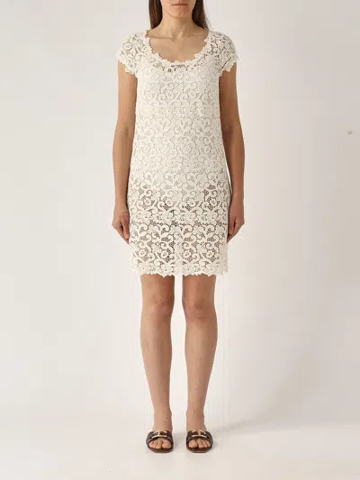 Ermanno Scervino Cotone Dress In White