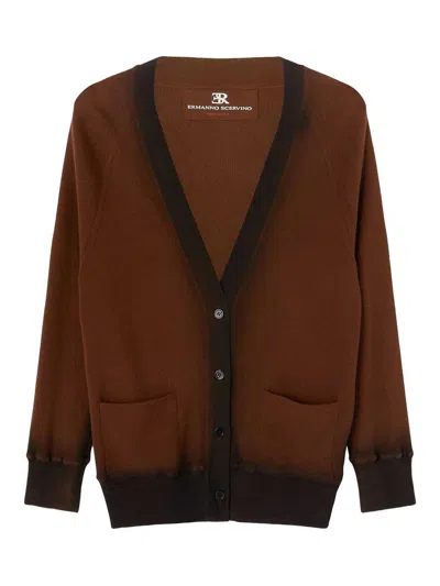 ERMANNO SCERVINO COTTON BLEND CARDIGAN