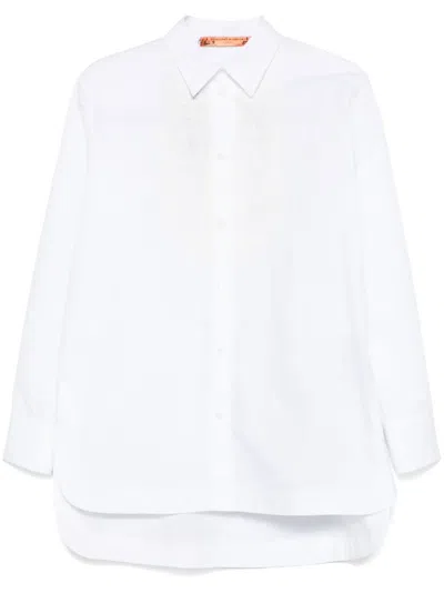 Ermanno Scervino Cotton Blouse In White
