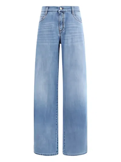 Ermanno Scervino Cotton Jeans In Blue