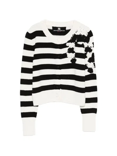 Ermanno Scervino Cotton Polyamide Cardigan In Black