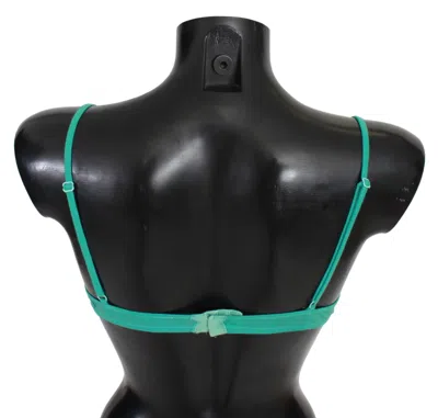 Ermanno Scervino Cotton Push-up Bra In Green