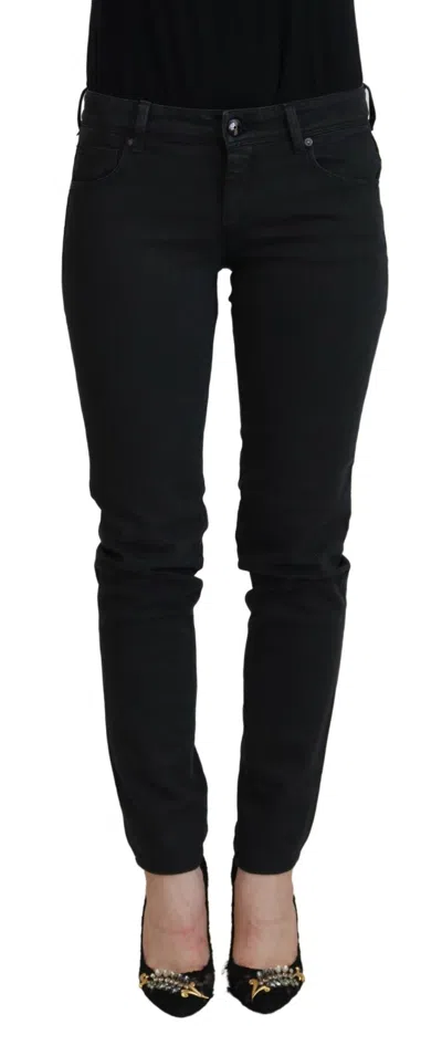 Ermanno Scervino Cotton Skinny Jeans In Black