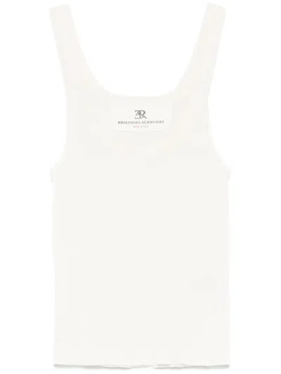 ERMANNO SCERVINO CREPE TANK TOP
