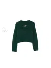 Ermanno Scervino Crew Neck Sweater In Green