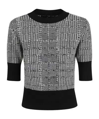 Ermanno Scervino Crew Neck Sweater In Black