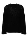 Ermanno Scervino Crystal-embellished Jumper In Black
