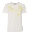 Ermanno Scervino Sequin-logo T-shirt In White