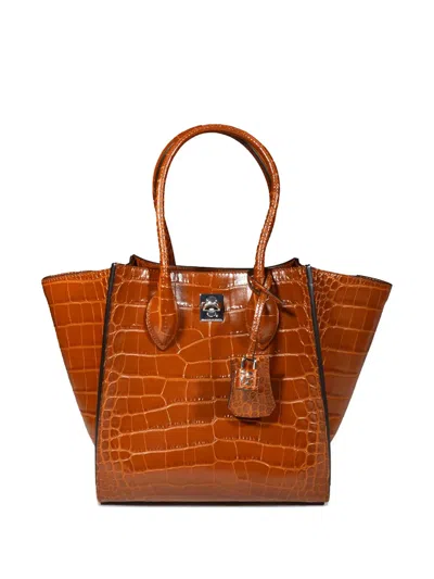 Ermanno Scervino Croc-embossed Tote Bag