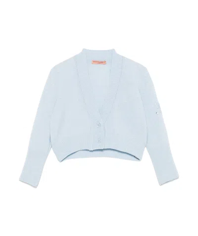 Ermanno Scervino Cropped Cardigan In White