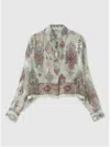 Ermanno Scervino Abstract Patterned Shirt With Button Closure In Green