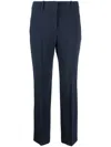 Ermanno Scervino Cropped Tailored Trousers In Blue