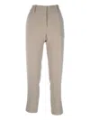 Ermanno Scervino Cropped Trousers In Neutral