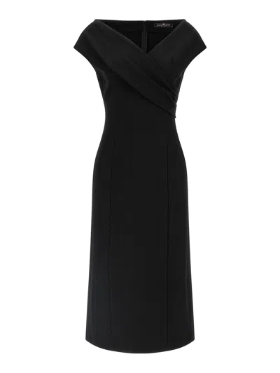 ERMANNO SCERVINO VESTIDO MIDI - NEGRO