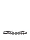 Ermanno Scervino Crystal-embellished Belt In Black