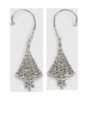 Ermanno Scervino Crystal-embellished Ear Cuff In Silber