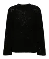 Ermanno Scervino Crystal-embellished Jumper In Black