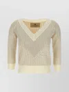 Ermanno Scervino Rhinestone Sweater Sweaters And Cardigans