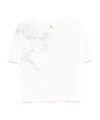 Ermanno Scervino Crystal-embellished T-shirt