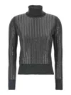 Ermanno Scervino Crystal Sweater Sweaters And Cardigans Gray In Gray