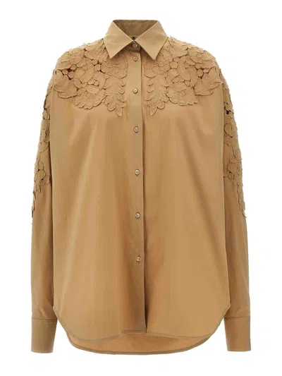 Ermanno Scervino Camisa - Beis
