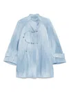 Ermanno Scervino Long Sleeve Denim Jacket
