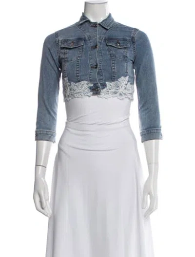 Pre-owned Ermanno Scervino Denim Jacket In Blue
