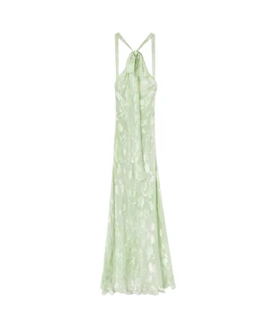 Ermanno Scervino Jacquard Maxi Dress In White