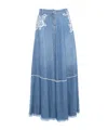 Ermanno Scervino Denim Skirt