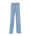 Ermanno Scervino Denim Trousers With Belt Loops In Blue