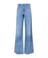 Ermanno Scervino Denim Trousers With Belt Loops In Blue
