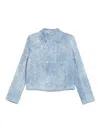 Ermanno Scervino Devoré-effect Double-breasted Jacket