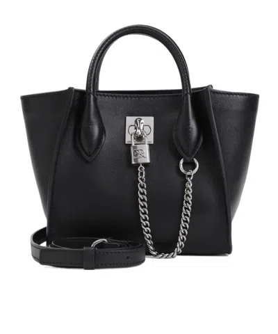 Ermanno Scervino Double Hand Shoulder Bag In Black
