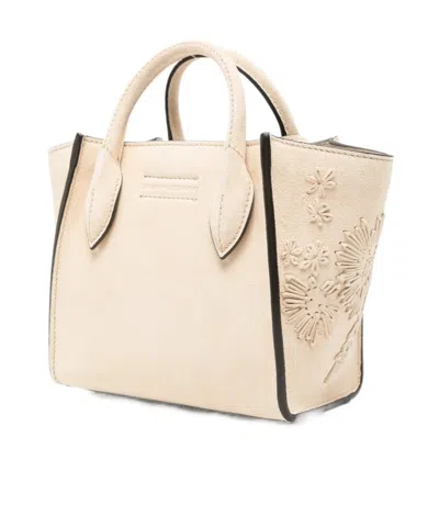 Ermanno Scervino Double-handled Handbag In Brown