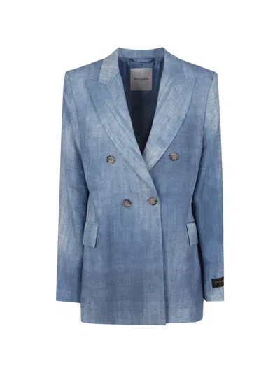 Ermanno Scervino Double-breasted Blazer In Multi