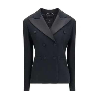 Ermanno Scervino Double-breasted Viscose Blazer In Yellow