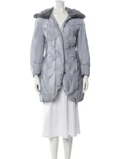 Pre-owned Ermanno Scervino Down Coat In Blue