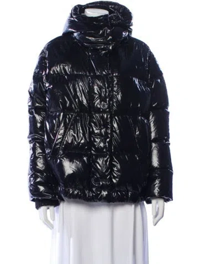 Pre-owned Ermanno Scervino Down Coat W/ Tags In Blue