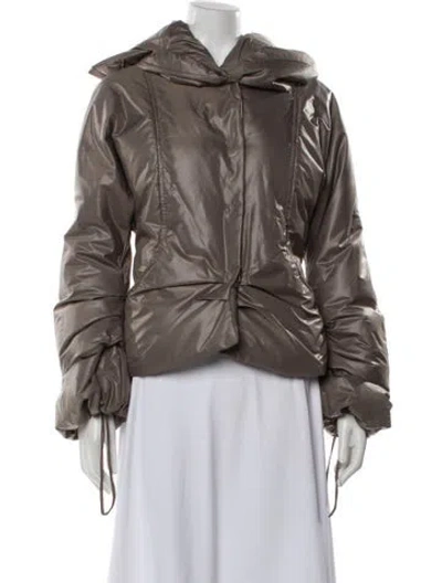 Pre-owned Ermanno Scervino Down Jacket In Gray