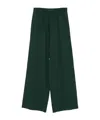 Ermanno Scervino Drawstring Track Pants In Green