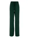 Ermanno Scervino Trousers Elastic Waistband Wide Leg In Green