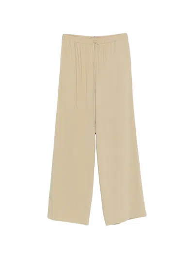 Ermanno Scervino Drawstring Trousers In Neutral