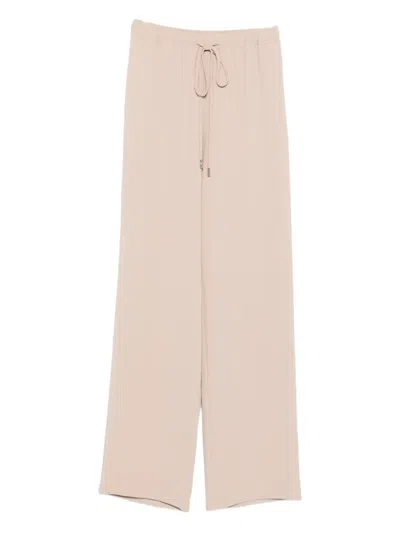 Ermanno Scervino Drawstring Wide-leg Trousers In Neutral