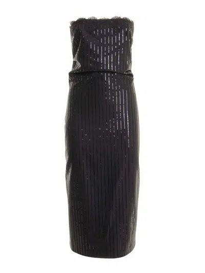 Ermanno Scervino Dress In Black