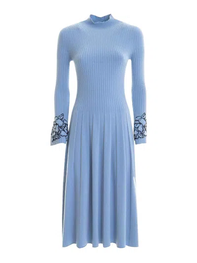 Ermanno Scervino Dress In Blue