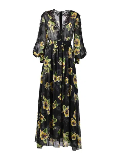 Ermanno Scervino Dress In Black