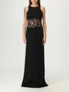 Ermanno Scervino Lace-insert Sleeveless Dress In Black