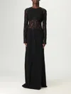 Ermanno Scervino Long Sleeve Dress In Black